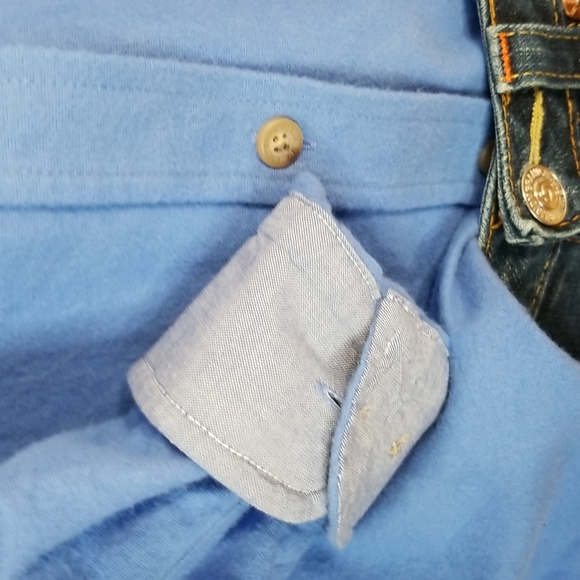 L L.Bean 100% cotton size L Chamois shirt - Picture 4 of 5